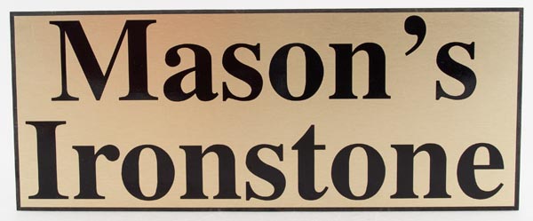 Shop Advertising Plaque